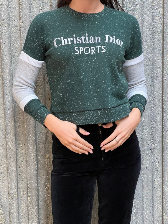 christian dior logo sweater