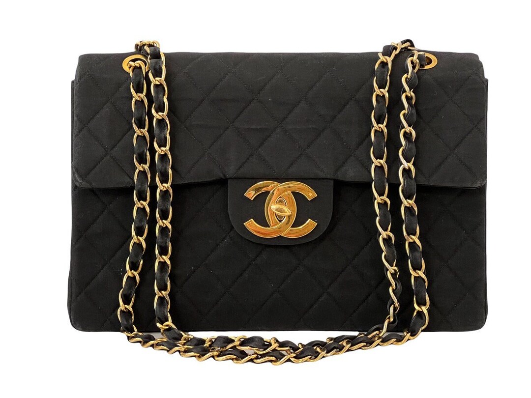 CHANEL, Bags, Chanel Flap Card Case Gold Hw Black Caviar Euc