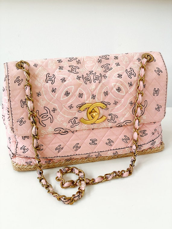 pink bandana purse