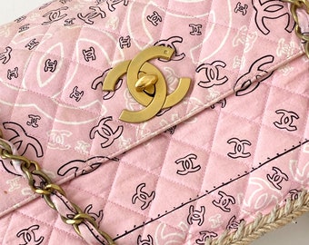 美品 CHANEL シャネル ロゴ 香水瓶デザイン ラインストーン ラメ