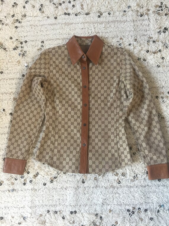gucci gg monogram jacket