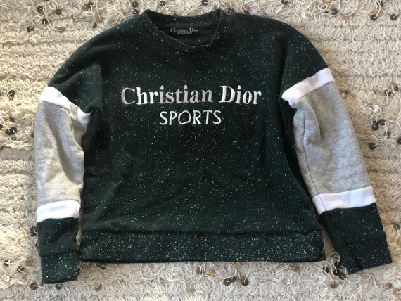 Vintage CHRISTIAN DIOR SPORTS Monogram Logo Sweate