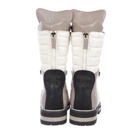 White chanel hotsell booties