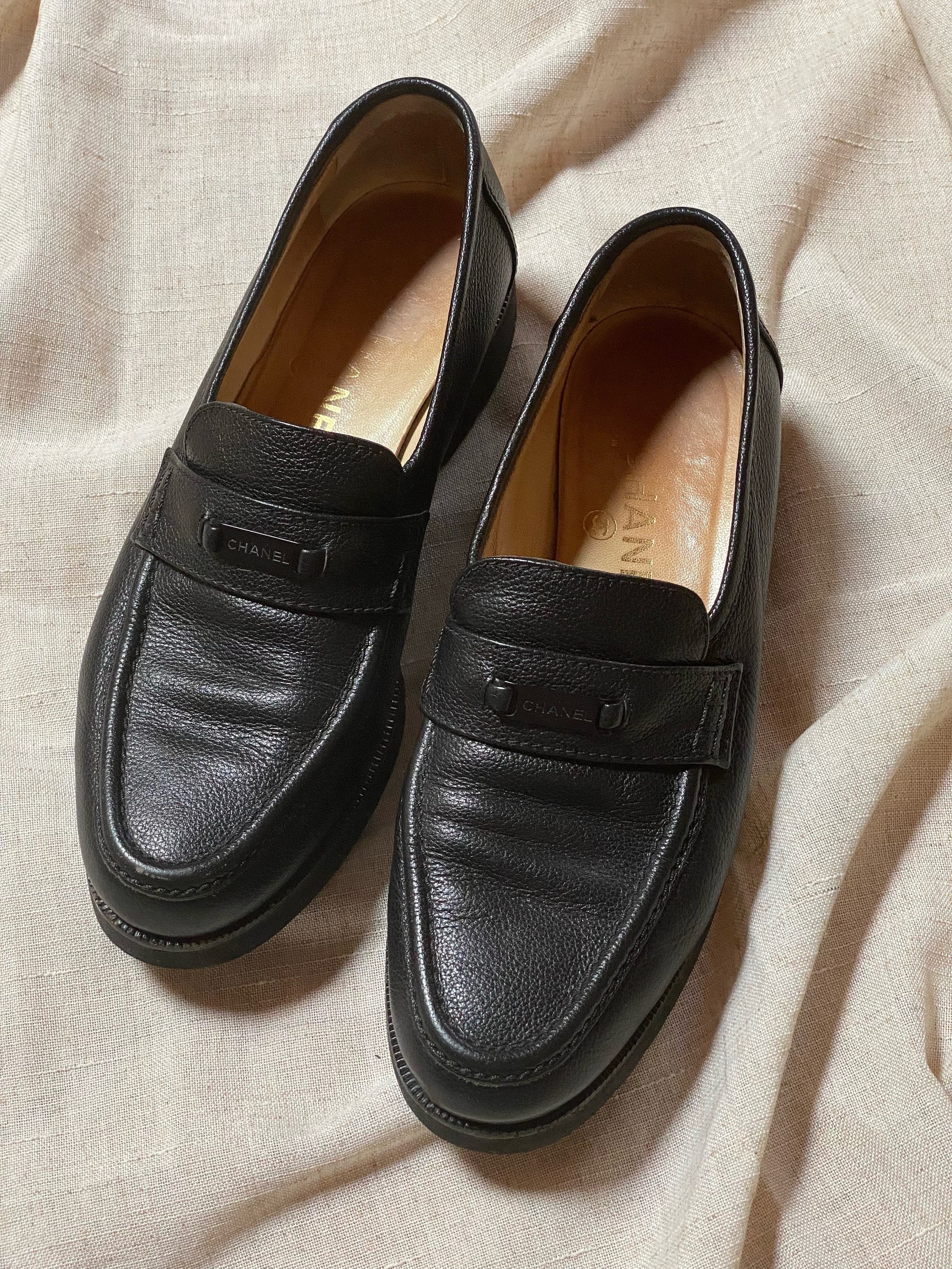 chanel loafer shoes for women