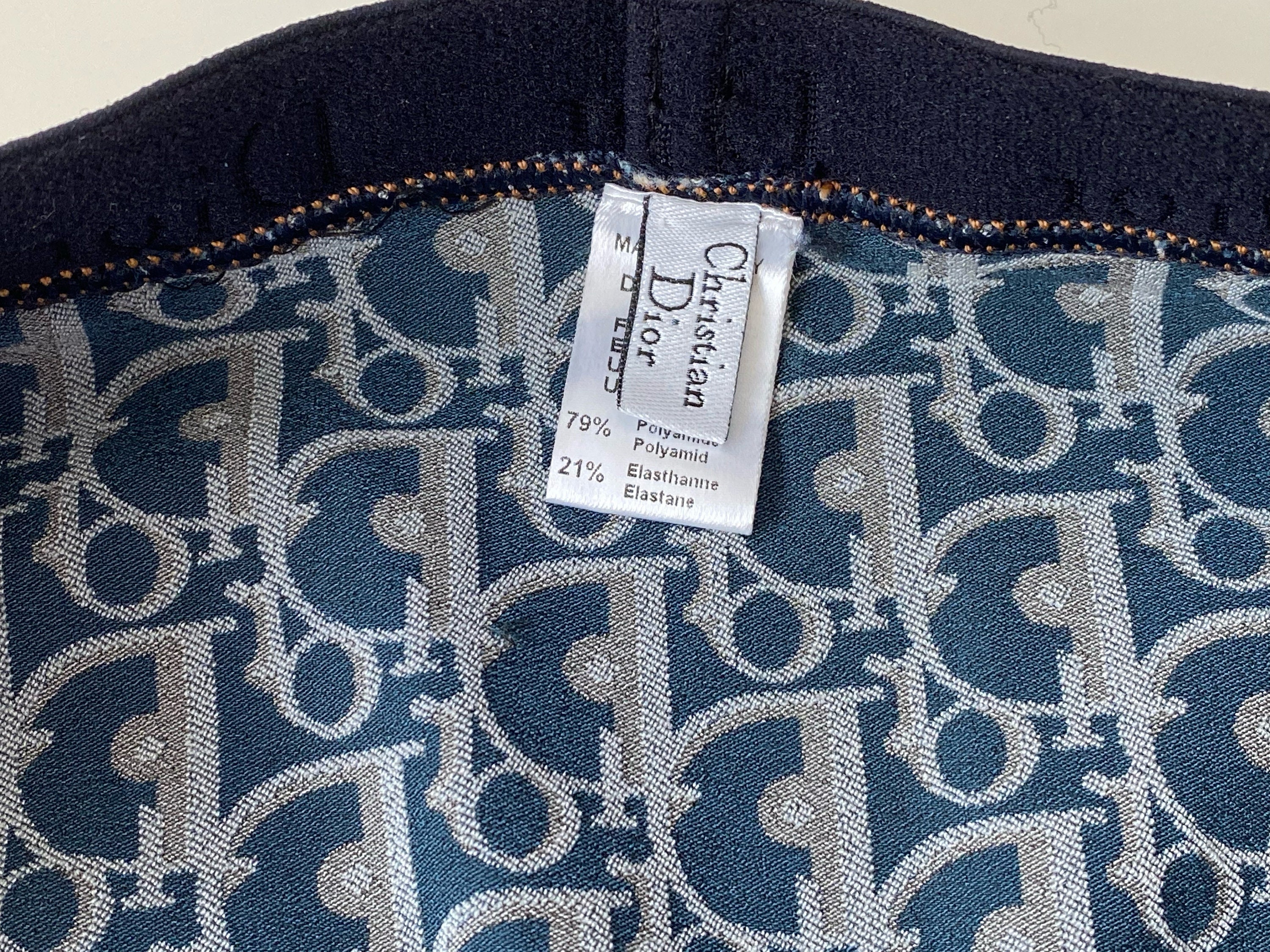 Vintage CHRISTIAN DIOR Monogram Logo Trotter Diorissimo Oblique