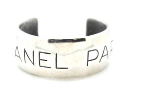 Vintage CHANEL PARIS Logos Letters Script Monogra… - image 1