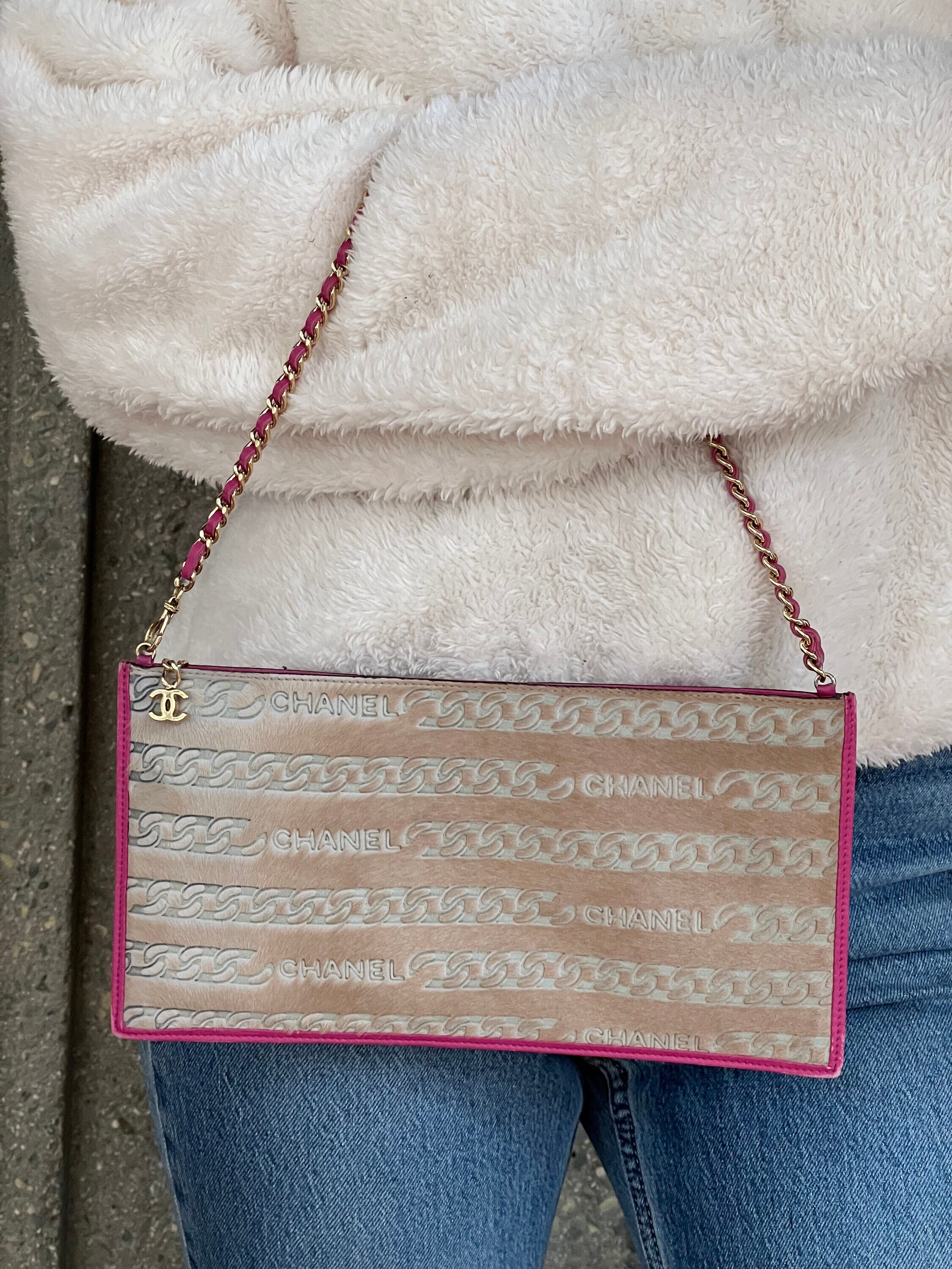 Calf hair clutch Etsy