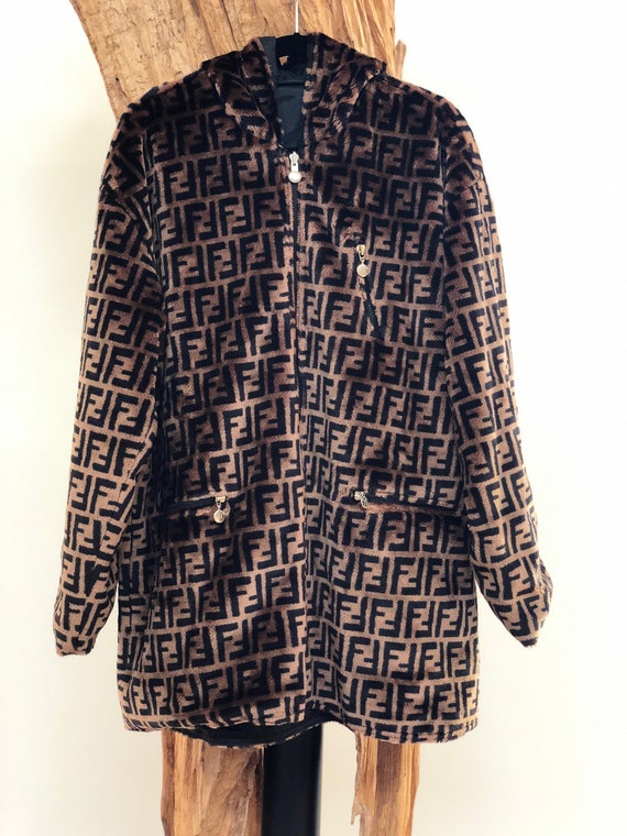 vintage fendi logo dress