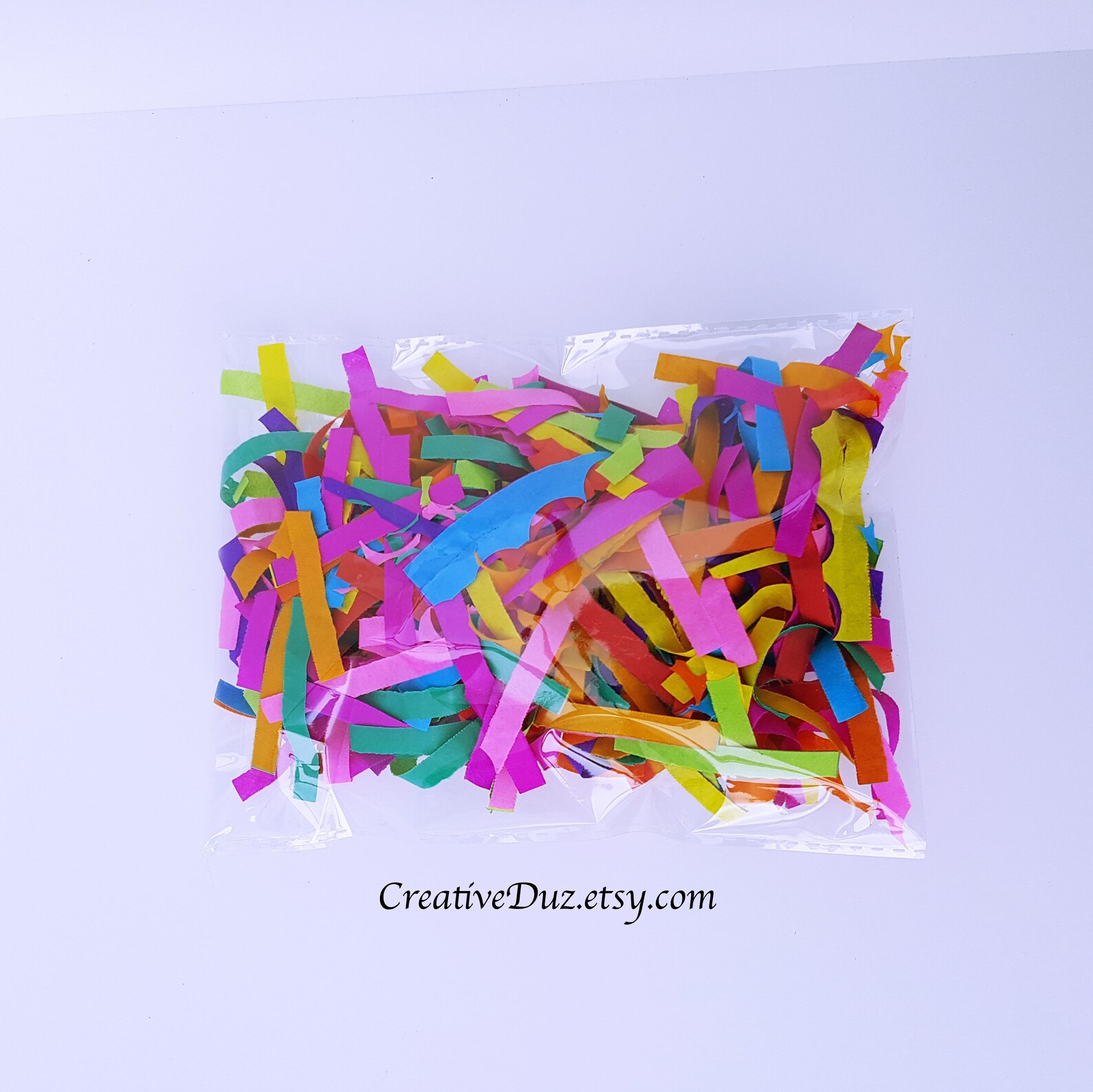Colourful Confetti Strips Throwing Confetti Party Confetti Etsy UK