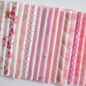 Fabric Scrap Bundle for Sewing, DIY Crafts, Patchwork, Assorted Fabric Remnants, Quilting Scraps, Slow Stitch Supplies, Fabric Swatch Pack