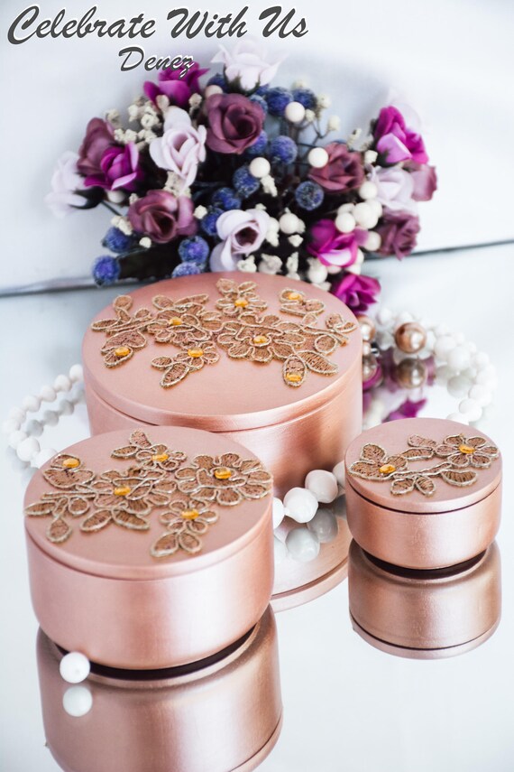 rose gold ring box