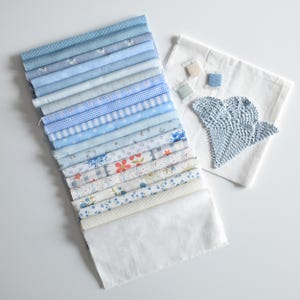 Fabric Scrap Bundle for Sewing, DIY Crafts, Patchwork, Assorted Fabric Remnants, Quilting Scraps, Slow Stitch Supplies, Fabric Swatch Pack