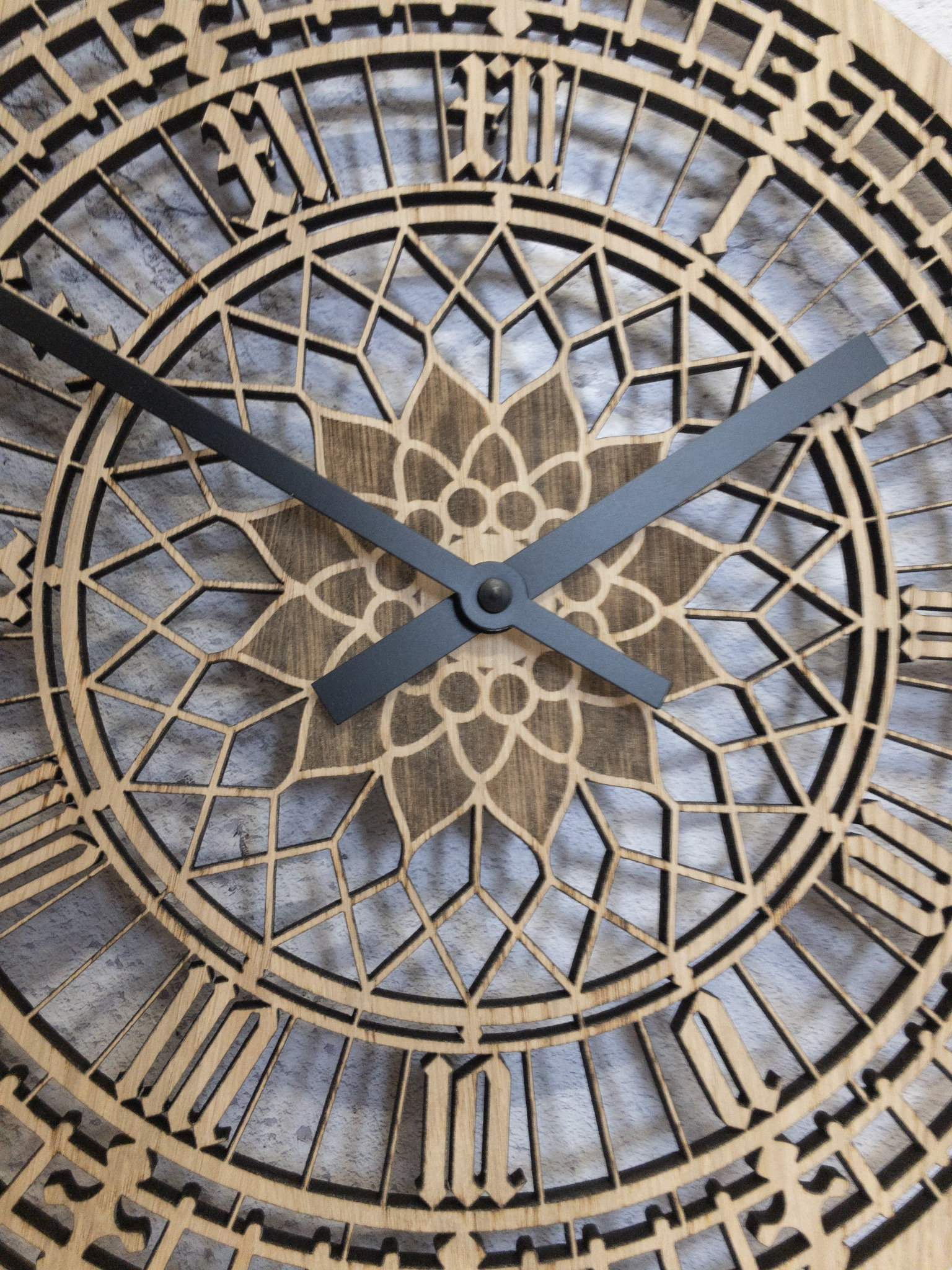 Big Ben Clock real oak face modern wall clock Etsy