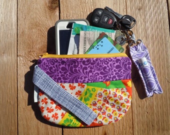 Wristlet, clutch, Iphone Wallet
