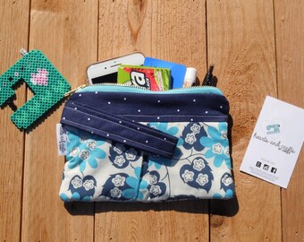 Wristlet, clutch, Iphone Wallet