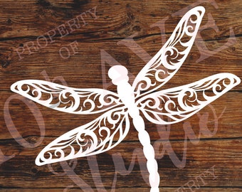 Dragonfly SVG, Layered Dragonfly SVG, Dragonfly PNG, Dragonfly Cut File for Cricut Laser Glowforge Dragonfly Clipart Instant Download svg