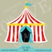 Carnival~Circus~Big Top Tent SVG/PNG/EPS/dxf Clipart and cut files