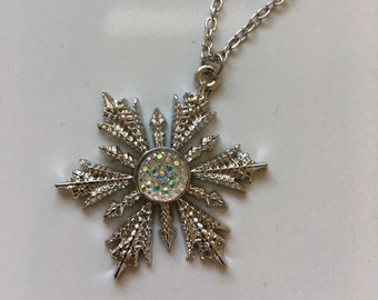 Érase una vez collar copo de nieve de Anna