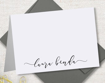 Personalized Folded Notecards with Envelopes Design 2