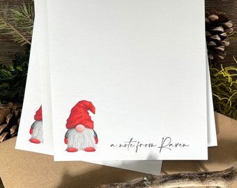 Gnome Letter Writing Stationery Set Personalized  Perfect Letter Writing Set Design 82