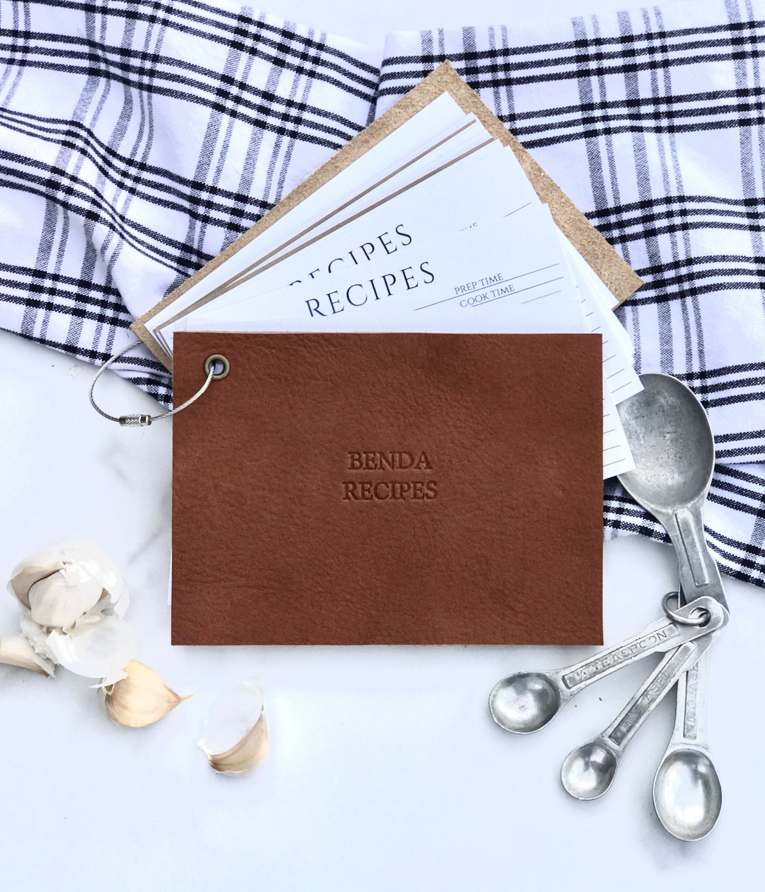 Personallized Recipe Notecard Ring The easiest way to look up Etsy