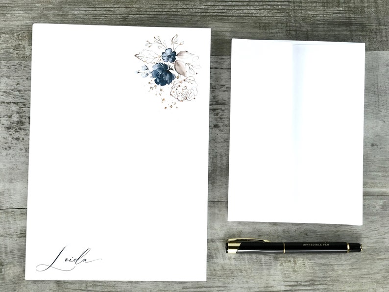 Letter Writing Stationery Set Personalized Perfect Letter Etsy
