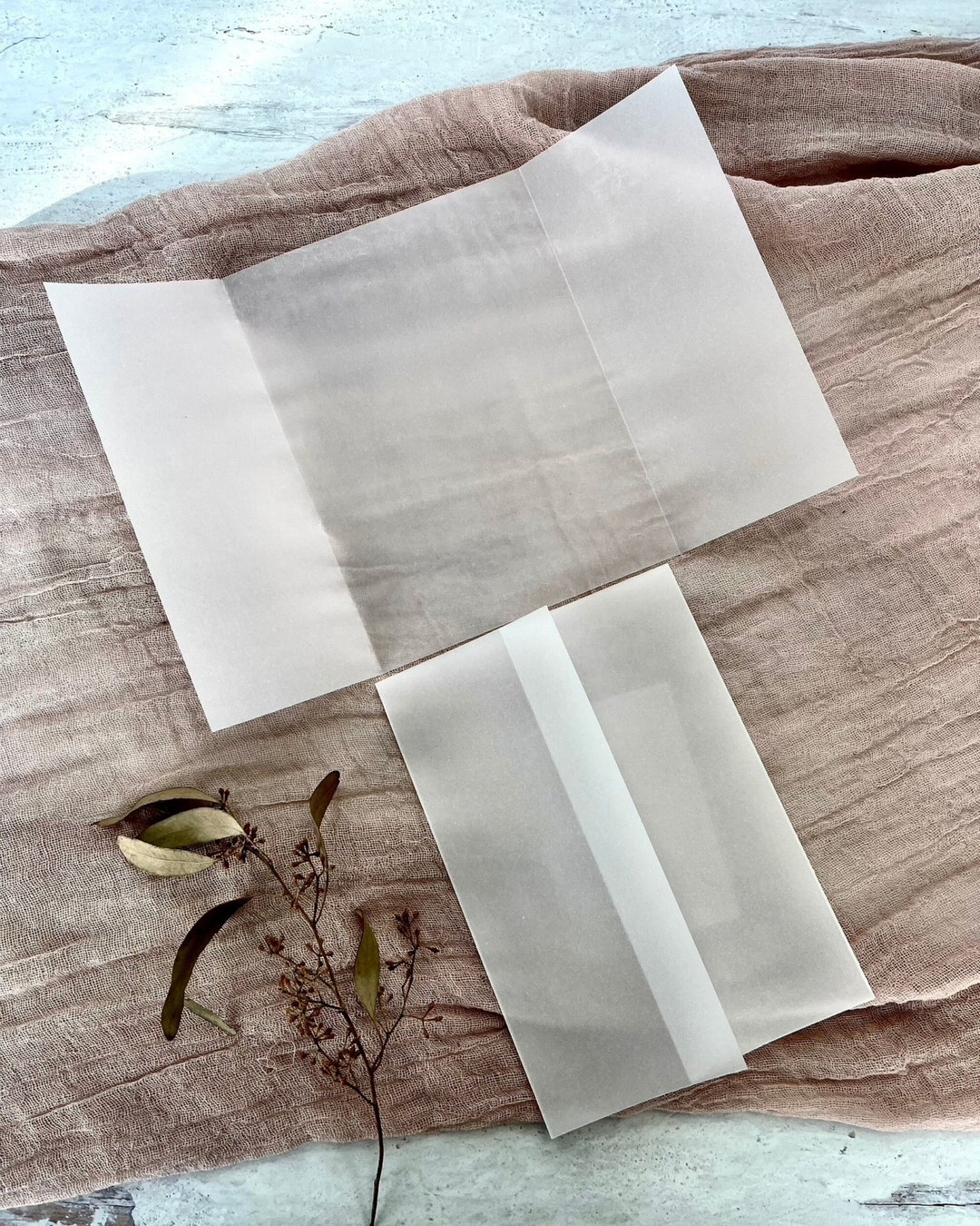 Vellum Jackets, Invitation Jacket, Translucent Jacket, Invitation