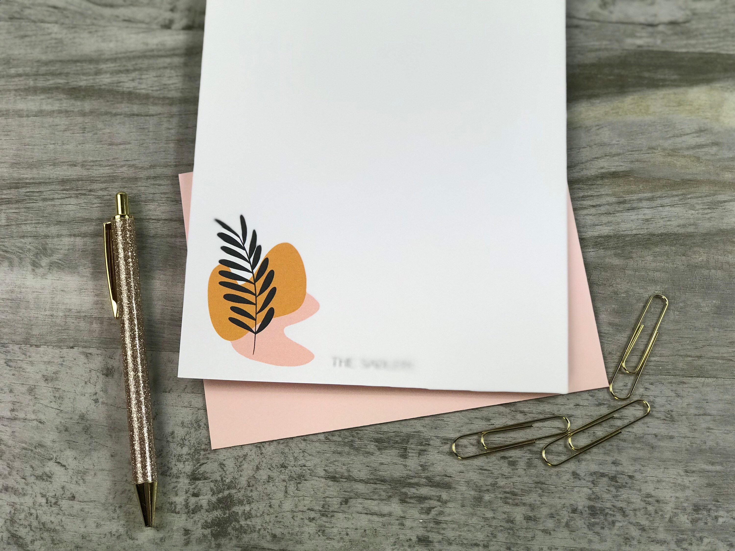 Letter Writing Stationary Set Personalized Perfect Letter Etsy