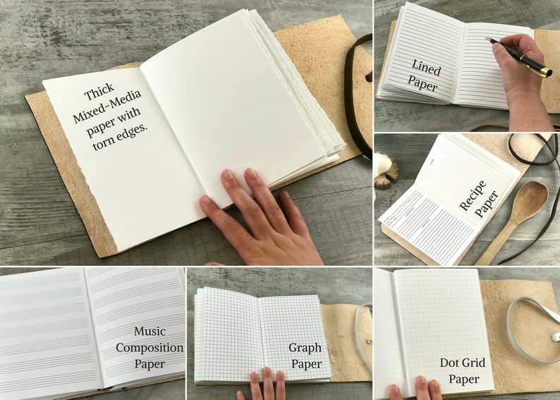 Paper Refill for Refillable Leather Leather Journals Etsy