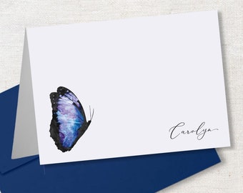 Personalized Folded Notecard set for with Envelopes  Design 31