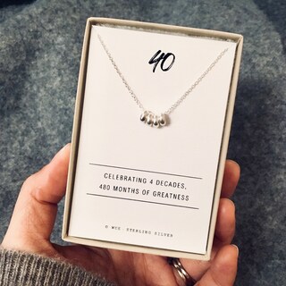 YFN Collana Con Ciondolo Numero In Argento 925, Per Compleanno 16 18 21 30 40 50 60 Anni, Con Catena E Confezione Regalo