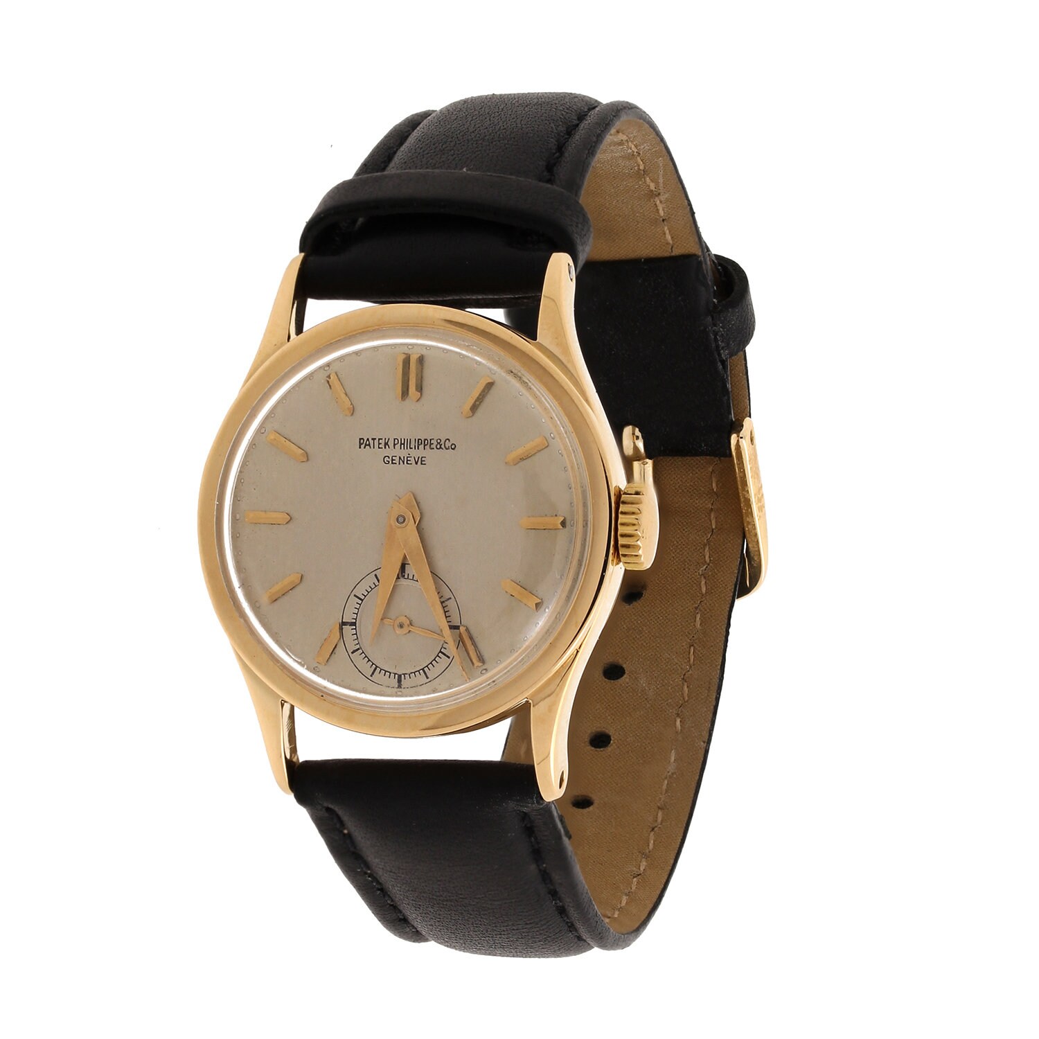 Patek philippe calatrava black dial outlet