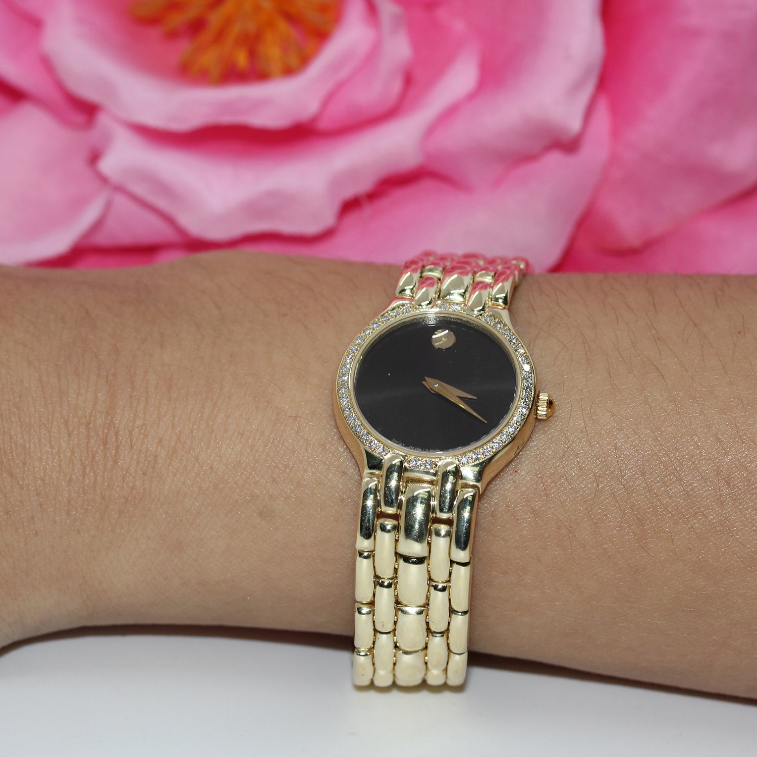 Movado with clearance diamonds
