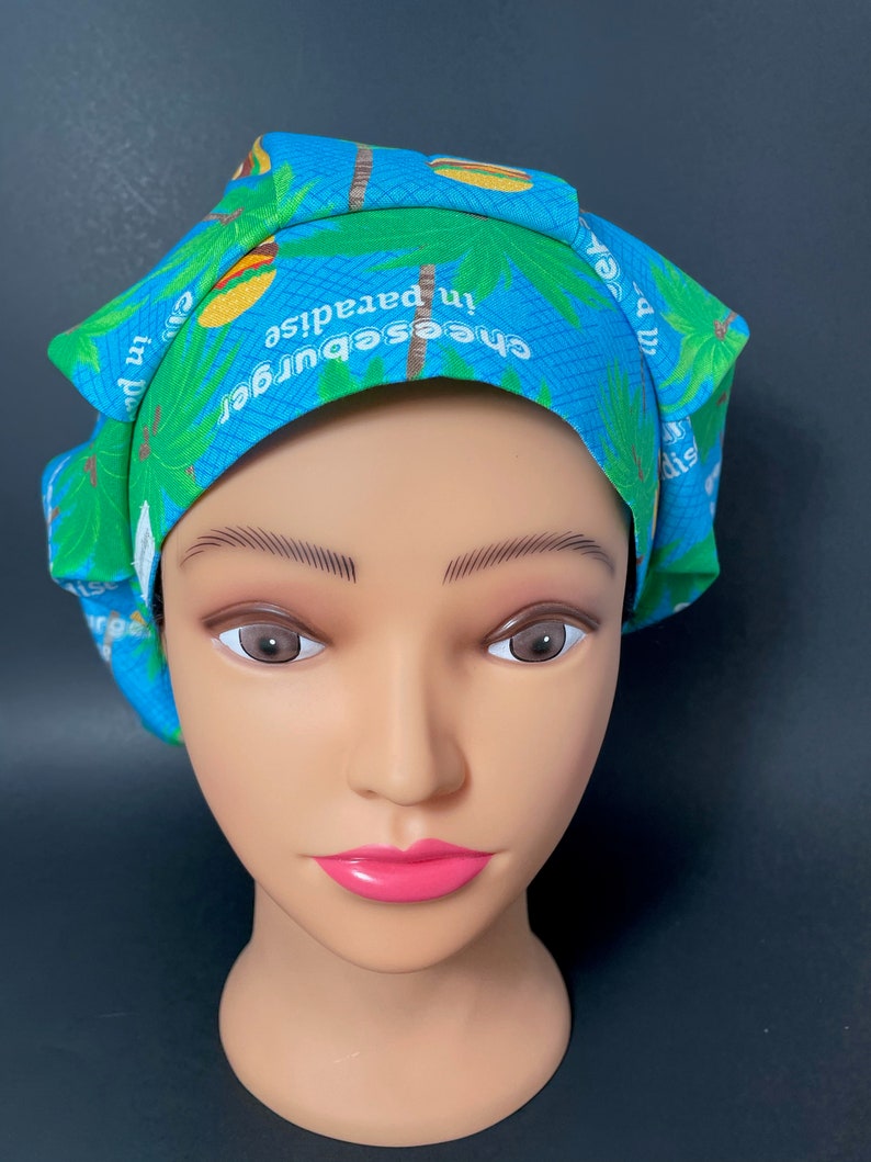 Cheeseburger in Paradise Bouffant Surgical Hat Scrub Cap OR Etsy