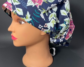 Camillas on Camillas Bouffant Surgical Hat Scrub Cap OR Surgeon Nurse Cap CST Techs Vet Chemo RDH