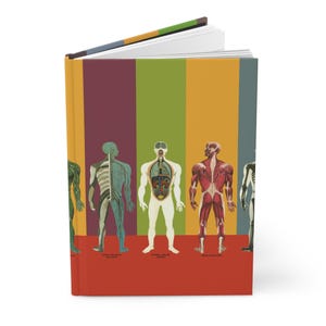 Vintage Human Anatomy Journal: A5 Medical Notebook for Students, Ruled