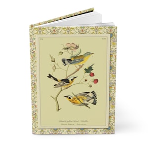 Birds Notebook: Hardcover Journal for Nature Lovers