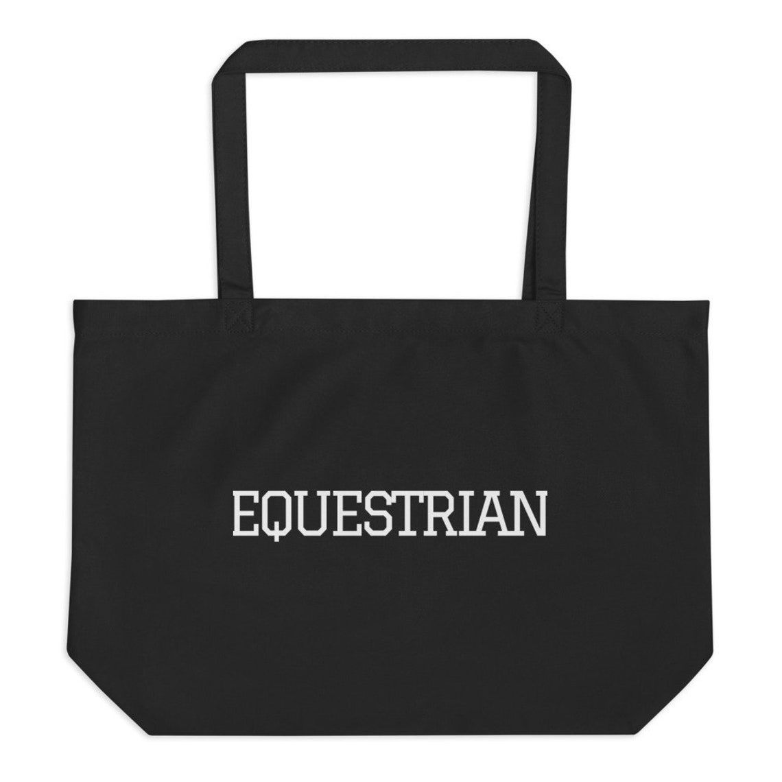 Equestrian Large Organic Tote Bag Barn Bag for Horse Lovers Etsy France