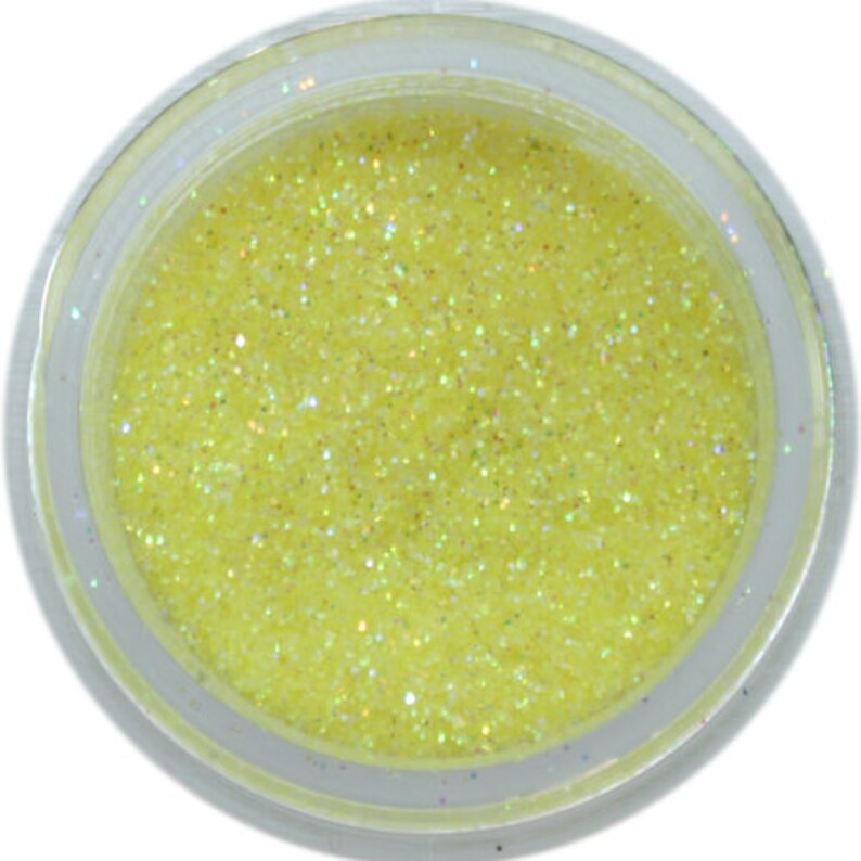 Yellow Rainbow Disco Glitter