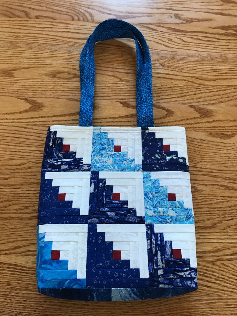 Qulited Tote Bag Ships Free in the U.S.