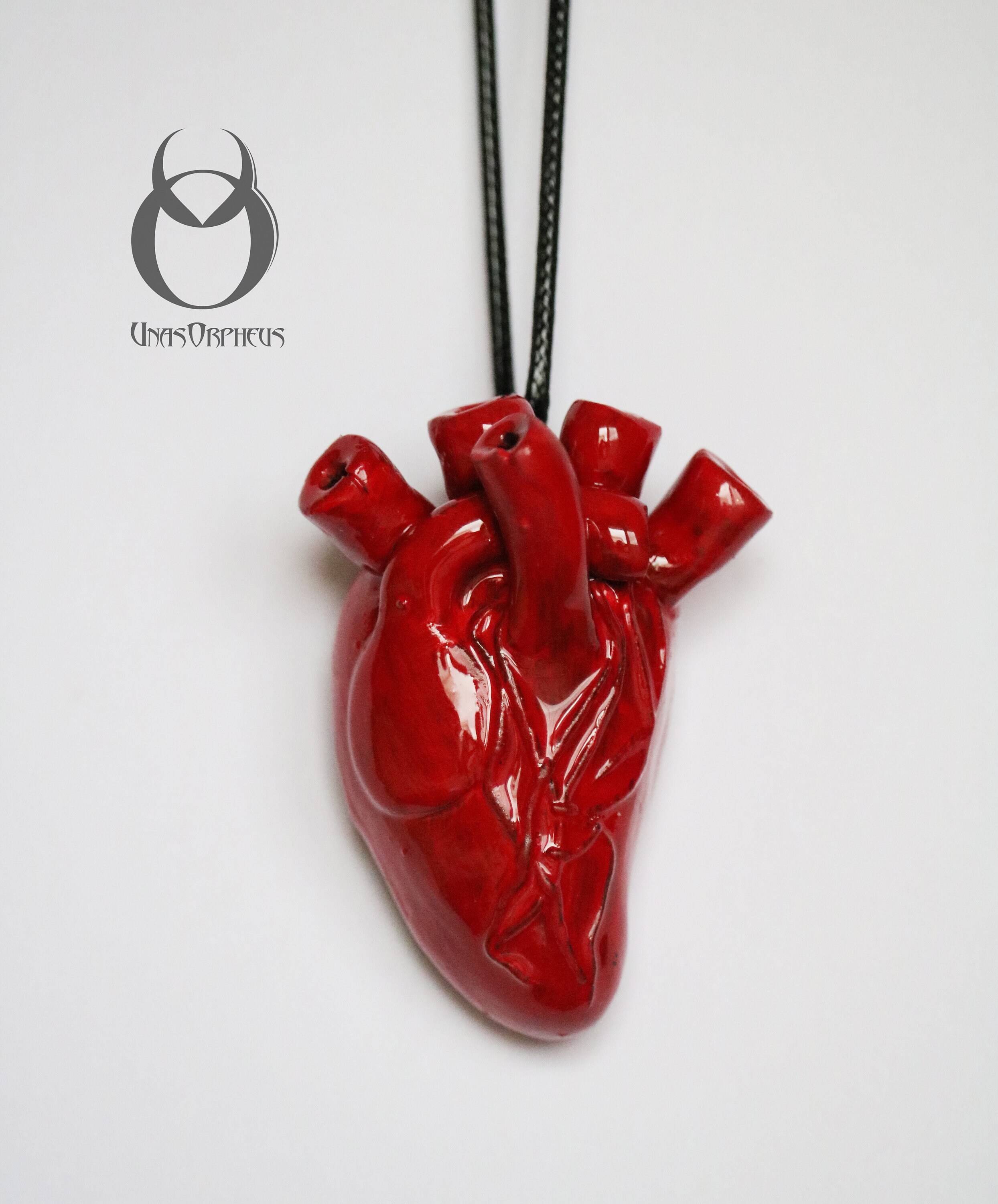 Anatomical Organ Heart Necklace Multi Color Gift for Anatomy Etsy