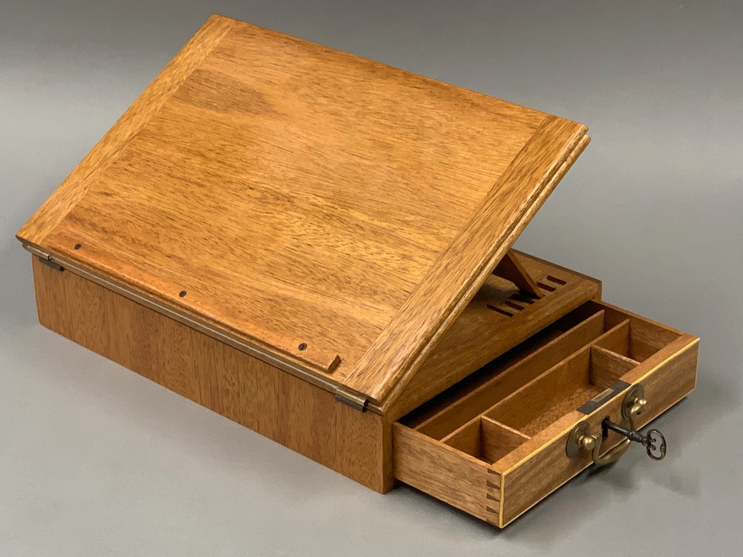 Thomas Jefferson Portable Writing Desk Mahogany Case With Etsy