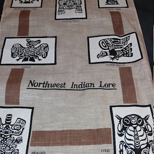 Tea Towel- Linen - NW Indian Lore