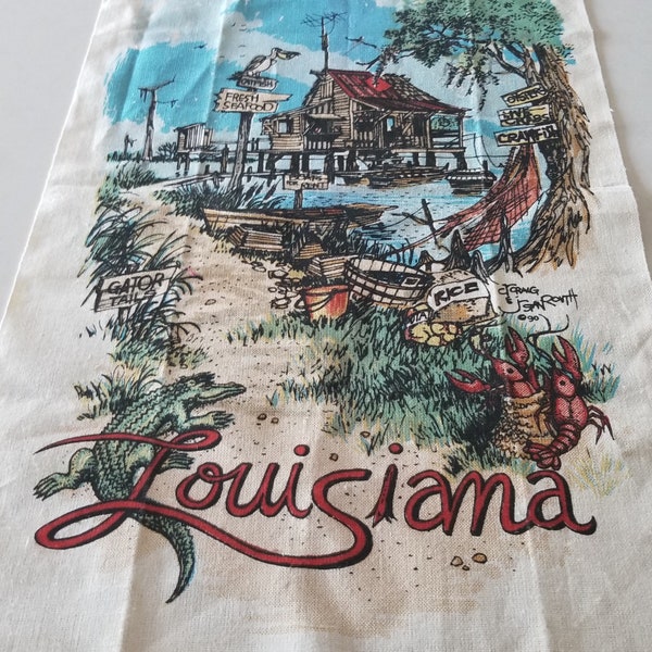 Tea Towel - Souvenir - Louisiana