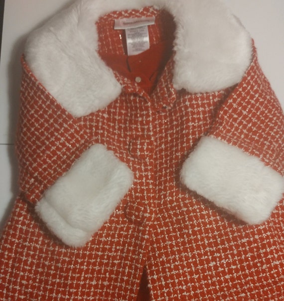 Vintage Girl's Christmas Dress and Coat