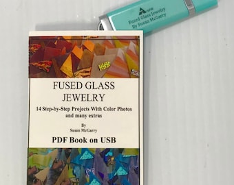 Fused Glass Jewelry Book on USB Flash Drive