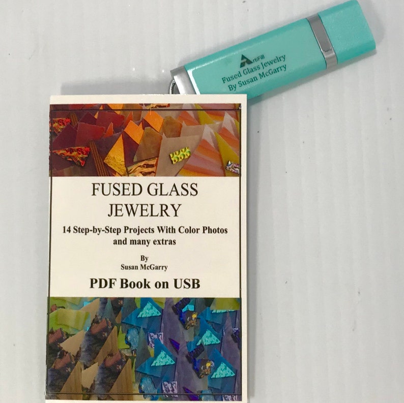 Fused Glass Jewelry Book on USB Flash Drive image 1