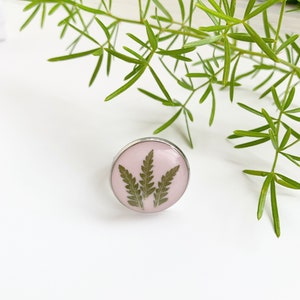 Real fern ring Nature inspired ring botanical ring