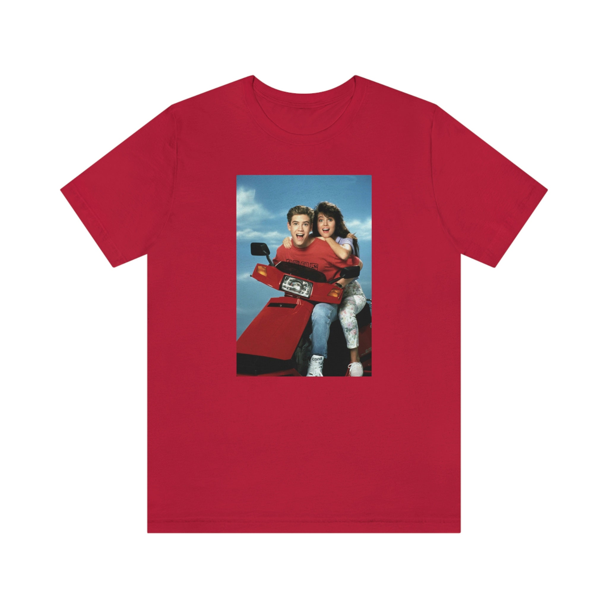 Zack Morris and Kelly Kapowski T-Shirt - Saved By The Bell T-Shirt - Tiffani Thiessen and Mark-Paul Gosselaar