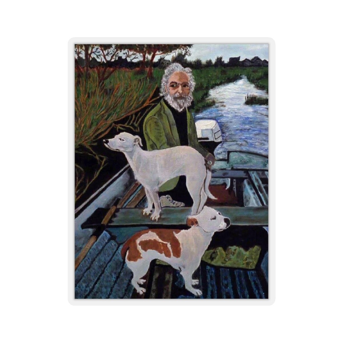 goodfellas dog painting shirt